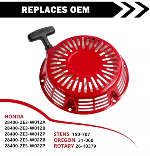ZUGSTARTSTARTER RÜCKSTOSSBAUBAUBAUGRUPPE FÜR HONDA GX390 13 PS GX340 11 PS MOTOR GENERATOR - Bild 6 von 8