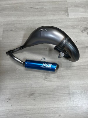 Yamaha YZ 125 2022-2026 HGS komplette Auspuffanlage blau Schalldämpfer Stahlspitze