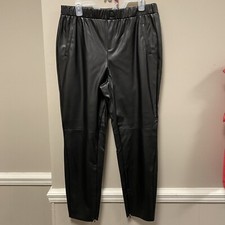 Cato Faux Leather Pants Sz 18/20W NWT Black