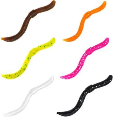 Spro Trout Master Dendrobaena 6cm Gummiwurm zum Forellenangeln Forellenköder