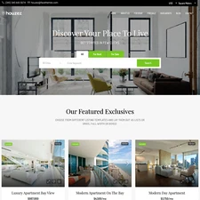 Housing Company Website Design with Free VPS Web Hosting and Installation