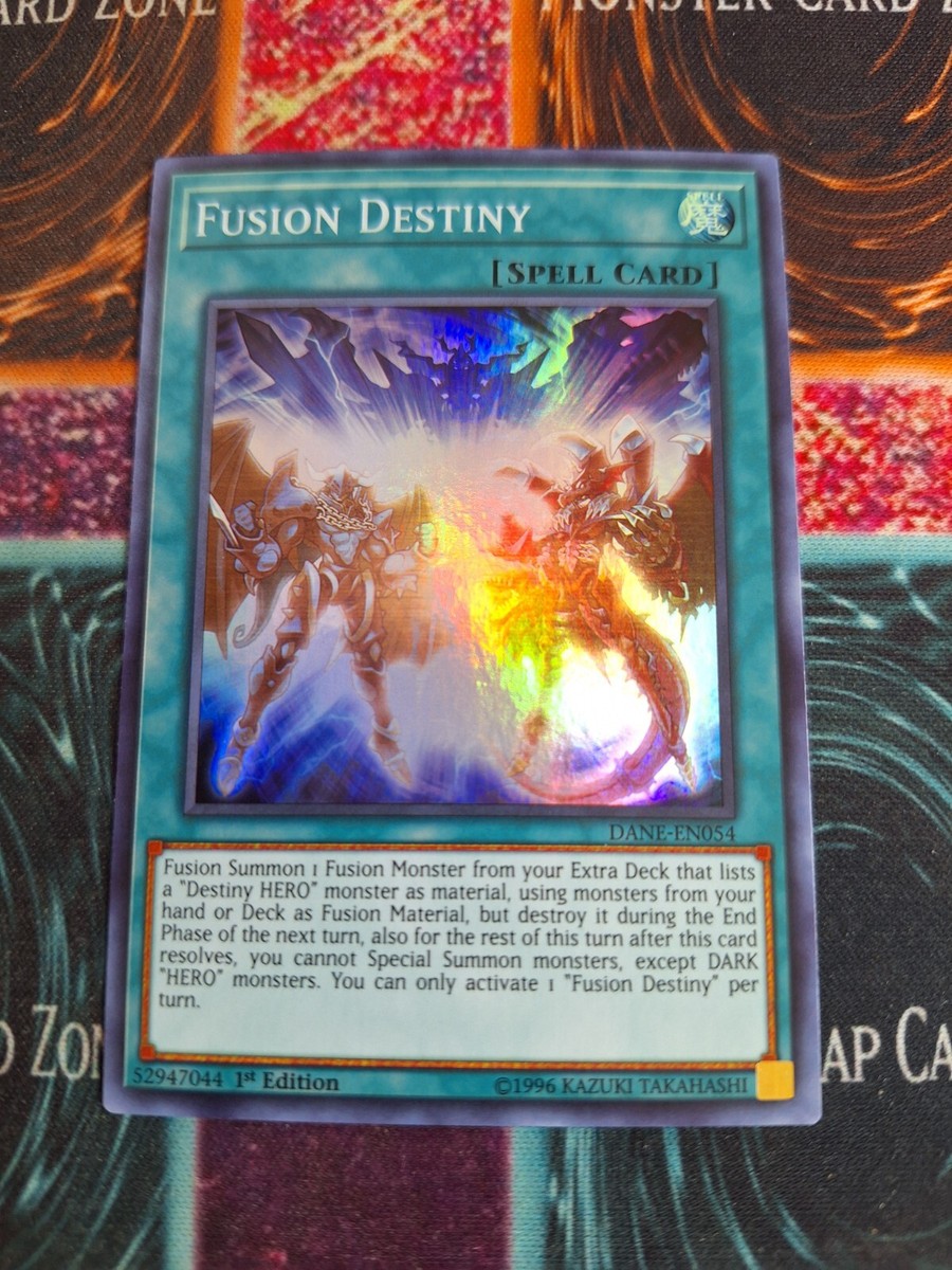 Yu-Gi-Oh! Fusion Destiny - DANE-EN054 Super Rare 1. Auflage Sammelkarte