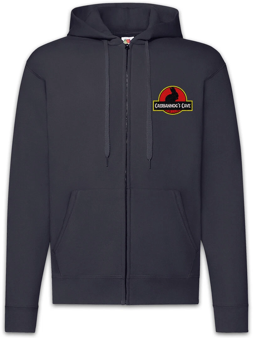 Caerbannog's Cave Zipper Hoodie Killer Monty Fun Python Rabbit the holy grail