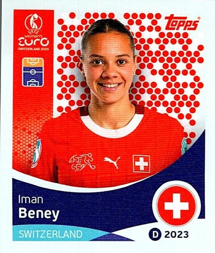 TOPPS UEFA WOMEN´S EURO SWITZERLAND 2025 STICKERS PARTE 1 (1 - 236) - Imagen 41 de 237