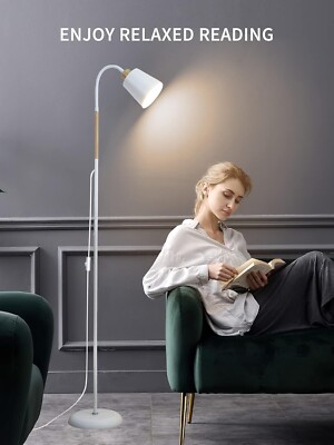 Anten VILI Stehlampe, E27, 360° schwenkbar, H159cm, Metall, Weiß, ohne Leuchtmit