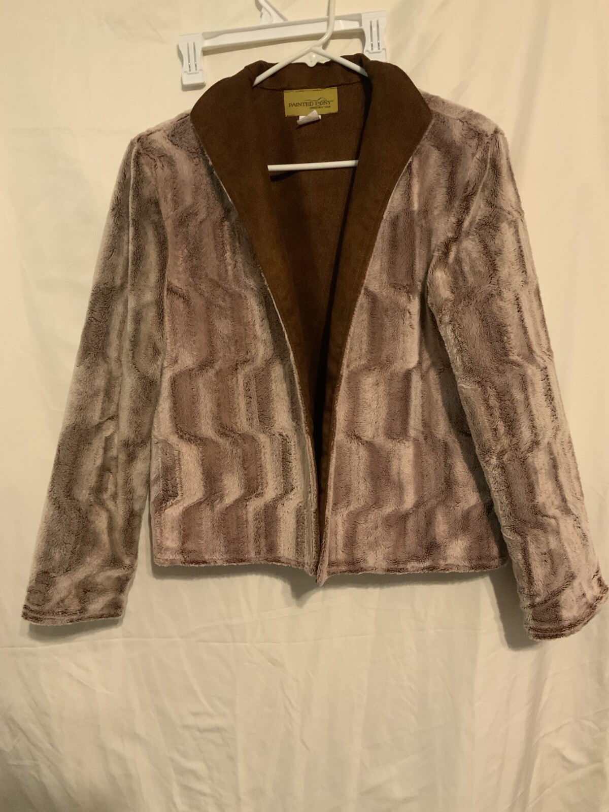 Giacca vintage dipinta pony made in USA taglia small