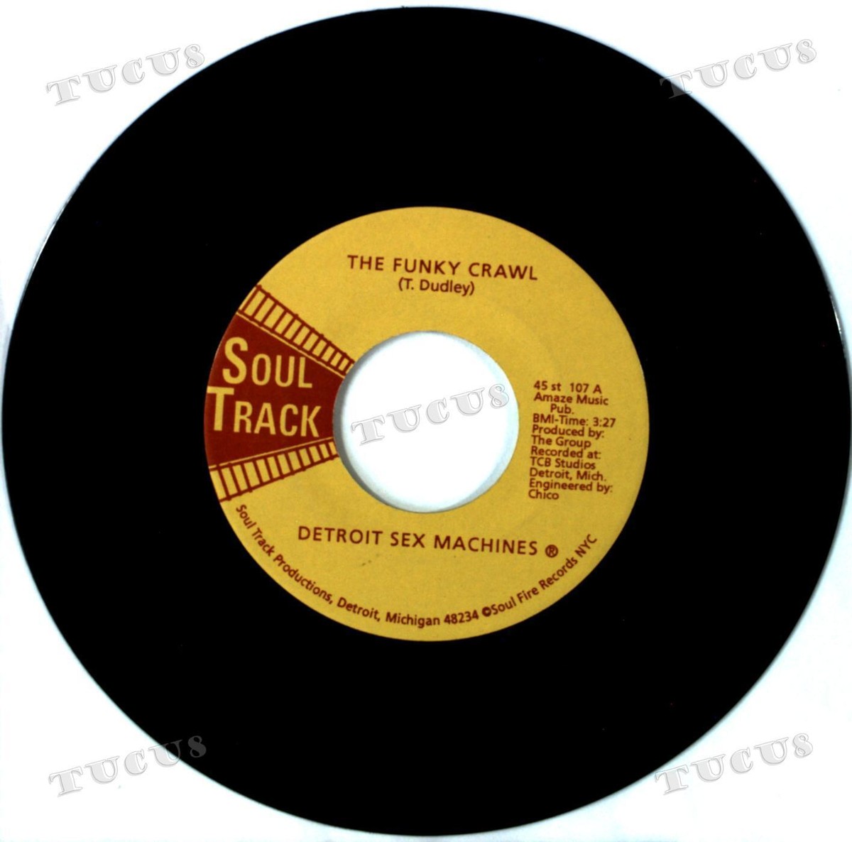 Detroit Sex Machines - The Funky Crawl / Rap It Together US Detroit Sex Machines - The Funky Crawl / Rap It Together US