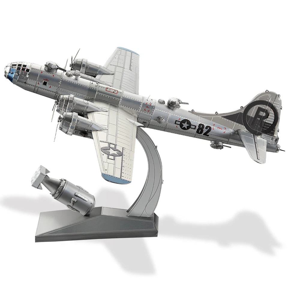 Piececool 3D B-29 Super Fortress Metal Building - Architectural Model for Adult - Image 3 of 4