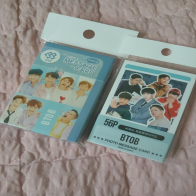BTOB K-pop Mini Photocard Set – 56 Cards (5.5×8.5cm, Random