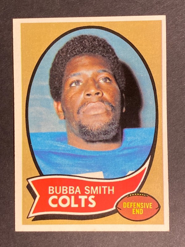 1970 Topps #114 Bubba Smith Colts HOF Rookie card RC