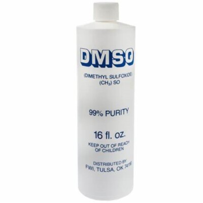 DMSO Liquid 99% Pure Solvent Only 16 oz Horse Tendons Injuries Swelling Joints
