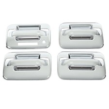 Crew Cab Chrome Door Handle Cover ABS w/KeyPad For Ford F-150 F150 4DR 2004-2014