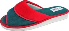  Hausschuhe - Latschen GR.38 *Super bequeme*leicht* TÜRKIS-Rot (PL.9-8-3-48)