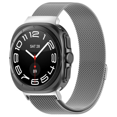 Metal Strap For Galaxy Watch Ultra 47mm Magnetic Milanese Watch Band Bracelet