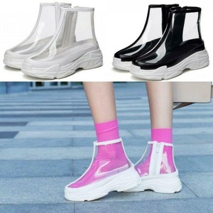 clear galoshes