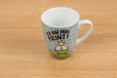 NICI Ich Bin Dein Prinz German I Am Your Prince Frog Mug Cup Humor