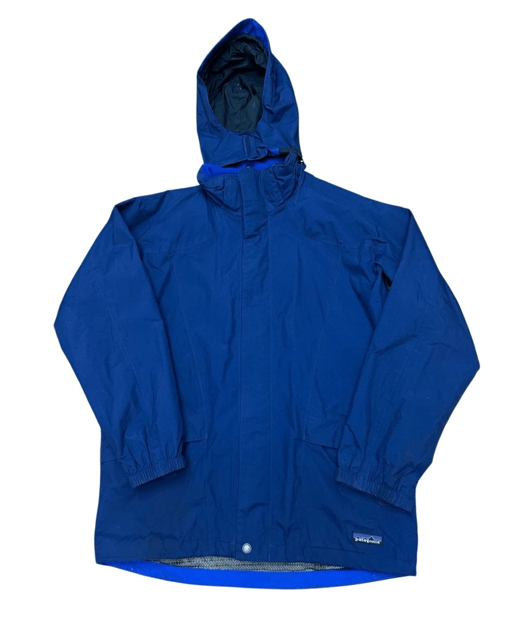 Patagonia Storm Chasers Jacket Rain Coat Large Removable Hood Size: M