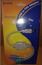 PS/2 Keyboard/Mouse to USB Converter Adapter