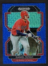 2021 Daniel Susac Panini Prizm Draft Picks Baseball Blue Mojo Arizona Univeristy