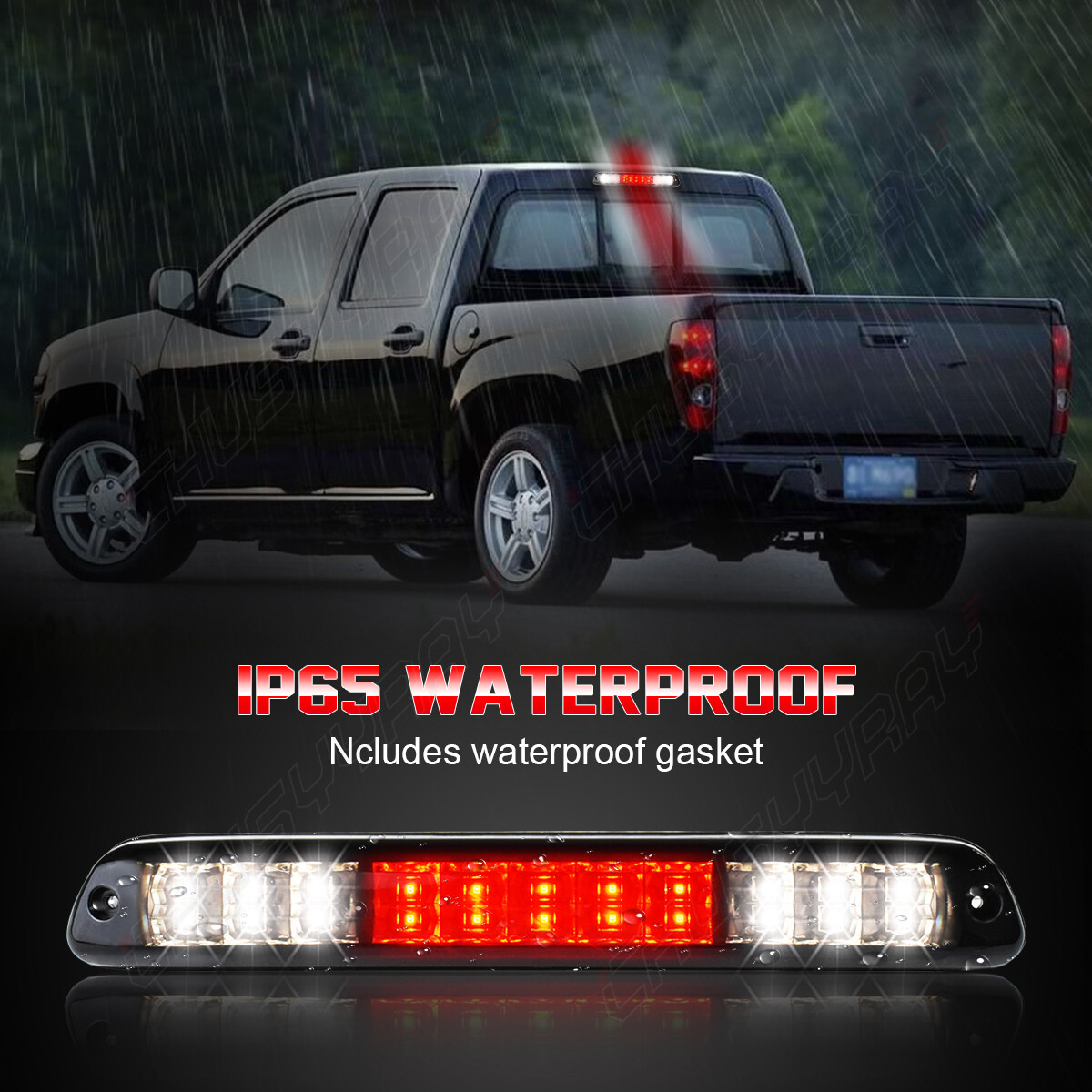 Tail Lights Smoke Black Brake Lamps Pair For 2004-2012 Chevy Colorado GMC Canyon Pickup DTMOTO Replacement Lights - Foto 3