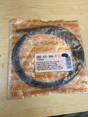 NEW OEM STIHL Chainsaw Fuel/Vent Rubber Line 3.1x5.7 Hose 0000-937-5004 Per Inch