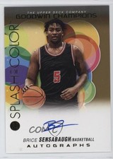 2023 Upper Deck Goodwin Champions Splash of Color Brice Sensabaugh Auto o1h