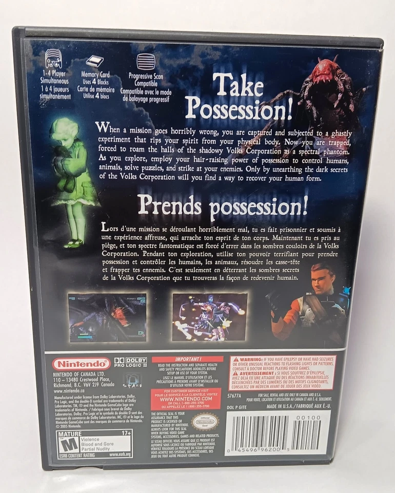 Geist - Nintendo Gamecube - Complete w. manual CiB - Image 2 of 4