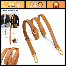 Adjustable Vachetta Leather Shoulder Strap for Handbag - Replacement Bag Accesso