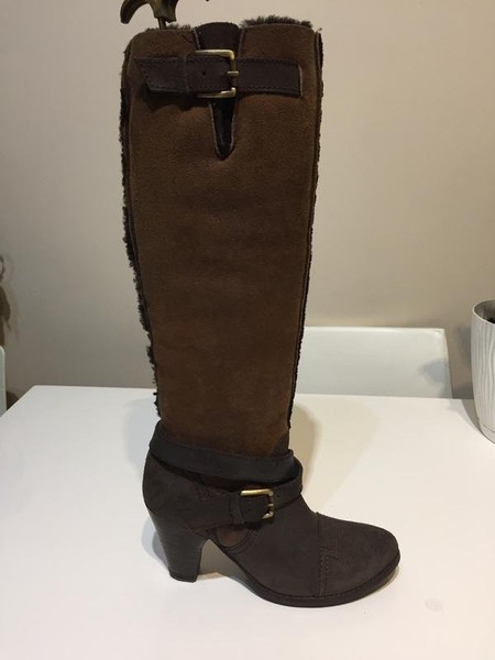Women Dune Boots Brown 38 #3ONA