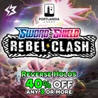Pokemon - SWSH Rebel Clash - Reverse & Standard Holo SIngles