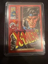 2024 Marvel Masterpieces Platinum GAMBIT Red Prism Variant Cover /292 #29-V Rare