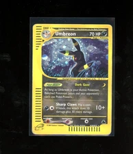 SWIRL 2003 Skyridge Umbreon Holo Foil Rare H30/H32 WOTC E-Reader Series Pokemon