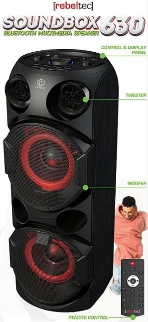 Głośnik Bluetooth TWS/FM/USB Rebeltec SoundBox 630 Rebeltec - Bild 1 von 1