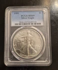 1991 Silver Eagle! PCGS MS69!