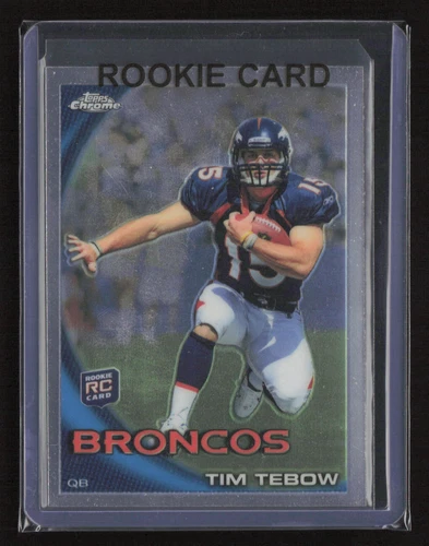 2010 Topps Chrome #C100a Tim Tebow Denver Broncos Rookie RC MINT