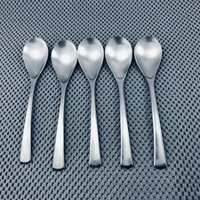 WMF Cromargan Domus Brasilia Stainless Flatware Soup Spoons   MCM - 5 Lot