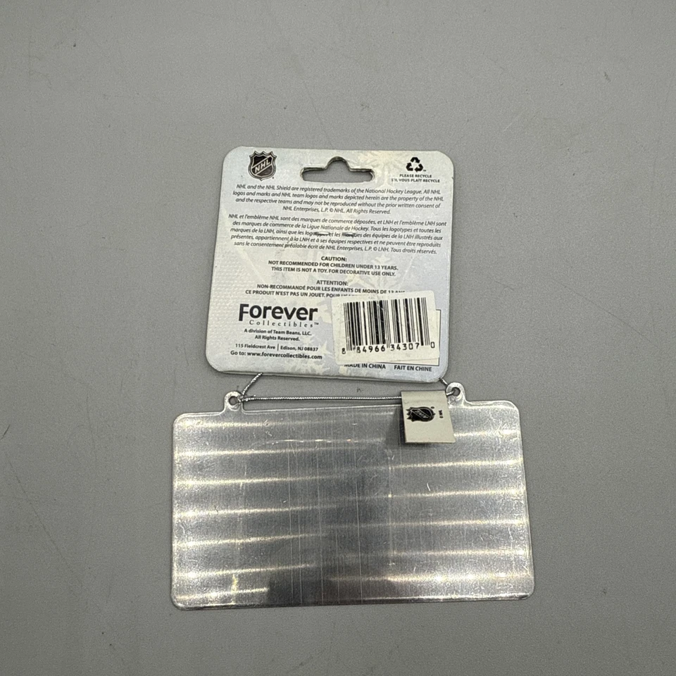 Placa de metal adorno de árbol de Navidad Chicago Blackhawks Foto 3 de 3