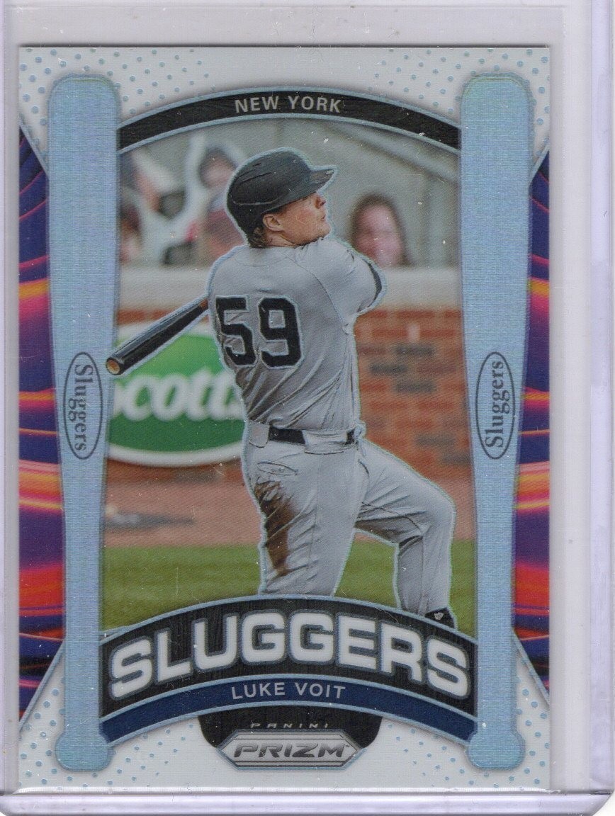 2021 Panini Prizm Sluggers Silver Prizm #SL2 Luke Voit New York Yankees