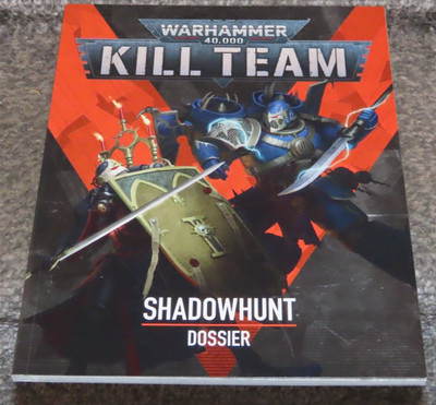Warhammer 40.000 Kill Team Shadowhunt Dossier Buch Neu WH40K Games Workshop