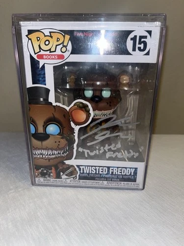 Funko Pop! FNAF The Twisted Ones Signed Twisted Freddy #15 JSA COA (Kellen Goff)