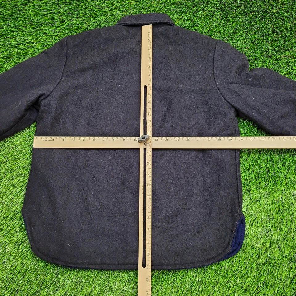 复古 70 年代牧马人夹克女式中号 20x24 黑色夹克 — 第 4/4 张图片