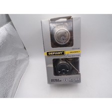 Defiant Double Cylinder Deadbolt Satin Nickel Finish 1002 870 503 Security Lock