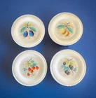Vintage Westmoreland White Milk Glass Beaded Edge Fruit Salad Plates Your Choice