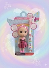 Brush Buddies Pink Fashion Doll Toothbrush Set - Makes Brushing Fun Unicorn