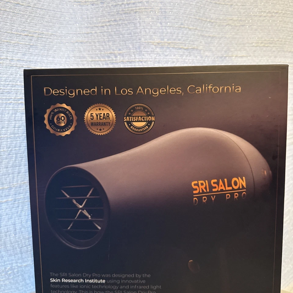 Secador de pelo infrarrojo Skin Research Institute (SRI) Salon Dry Pro - luz roja. NUEVO Foto 3 de 4