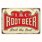 Vintage Root Beer Retro Pub with Red  Tin Metal Signs Home Décor 8x12
