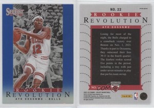 2021-22 Panini Select Rookie Revolution Blue Prizm Ayo Dosunmu #22 RC