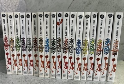 Monster Volume 1-18 Manga English Complete Set Series Singles Naoki Urasawa