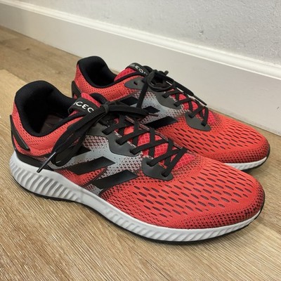 Adidas AeroBounce Red Black Running Shoes US 12 CG4653 