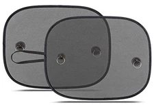 Car Shade for Window Interior Screen Double-Layer Mesh Sun Silver,Black 